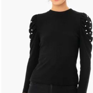 Gorgeous Pearl-detailed sweater